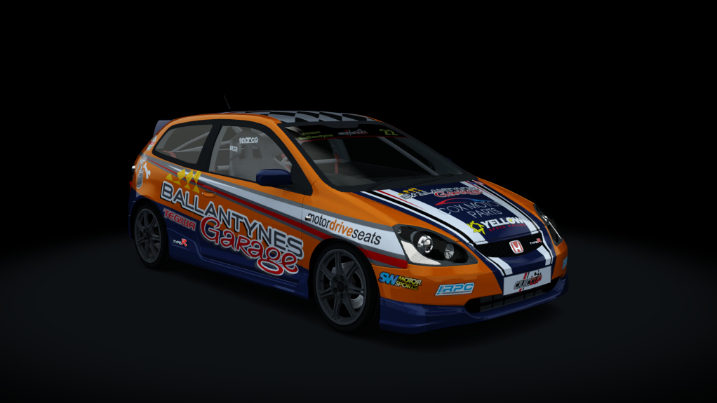 Honda Civic Type R (EP3 Cup), skin Jason_Ballantyne