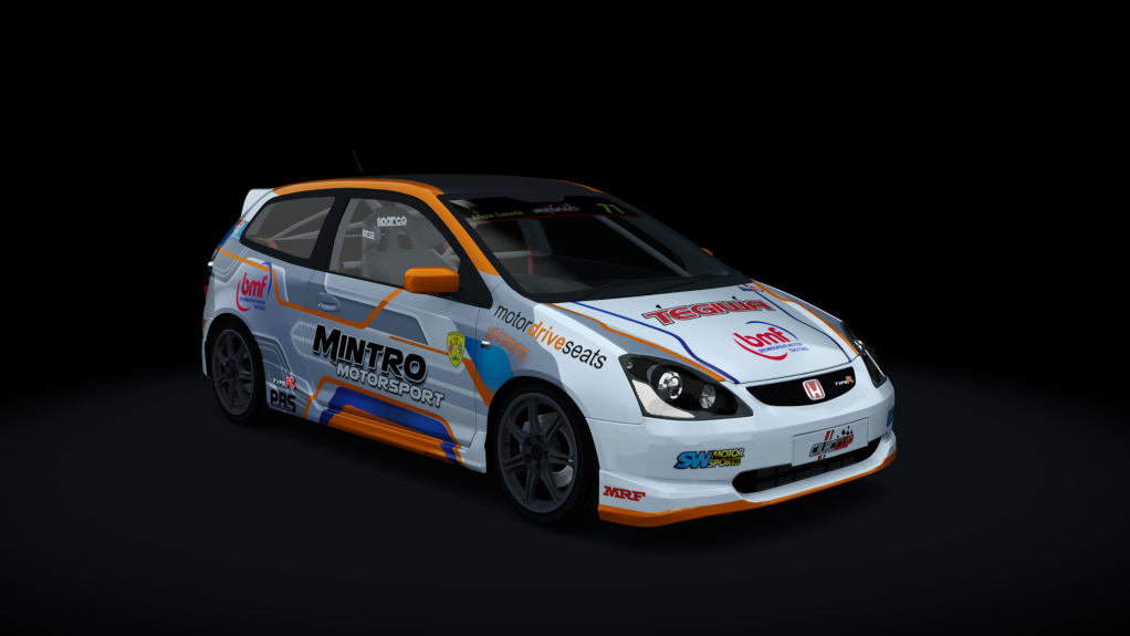 Honda Civic Type R (EP3 Cup), skin Max Lewis