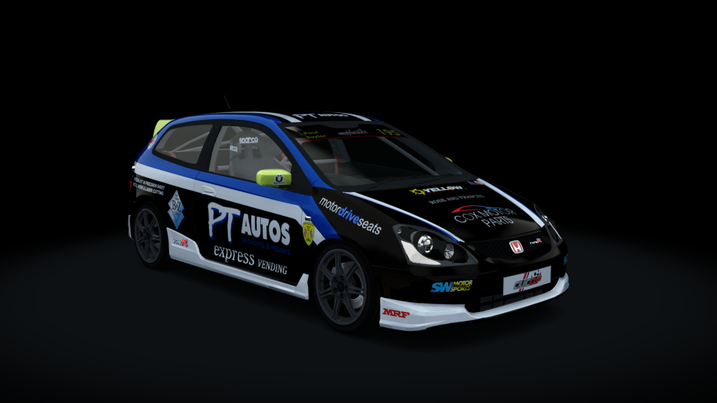 Honda Civic Type R (EP3 Cup), skin Paul_Taylor