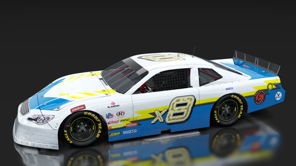 Super Late Model, skin x8