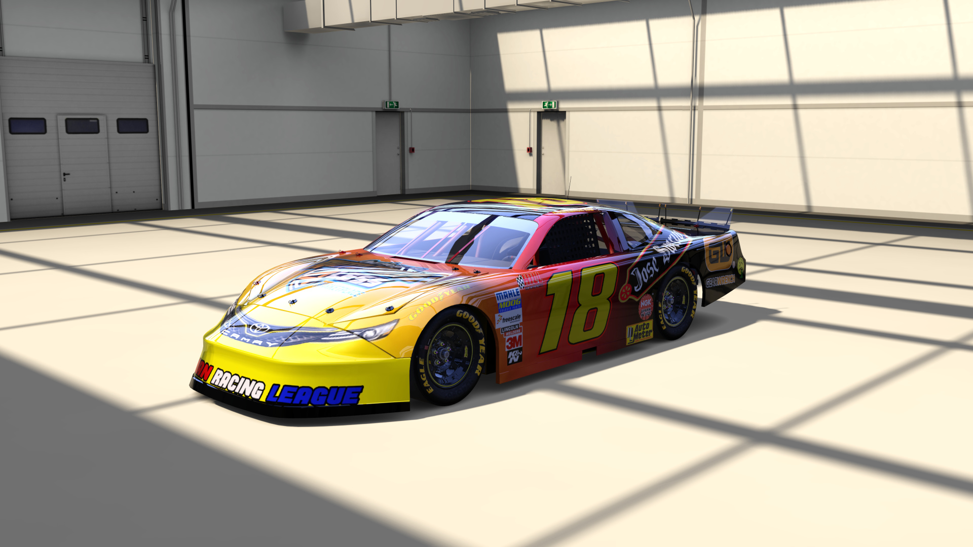 Super Late Model dirt, skin 18LM