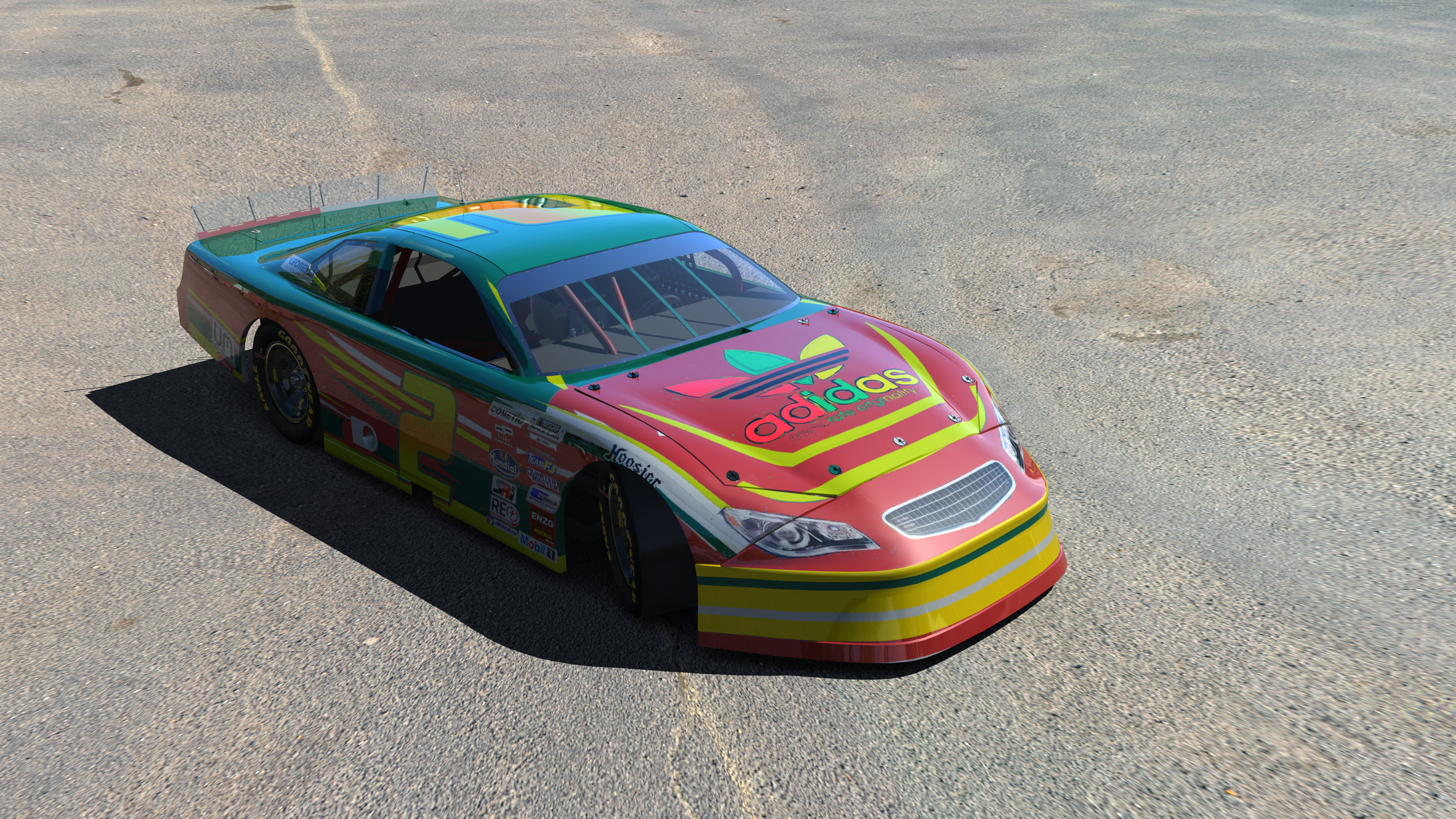 Super Late Model dirt, skin 2_addias