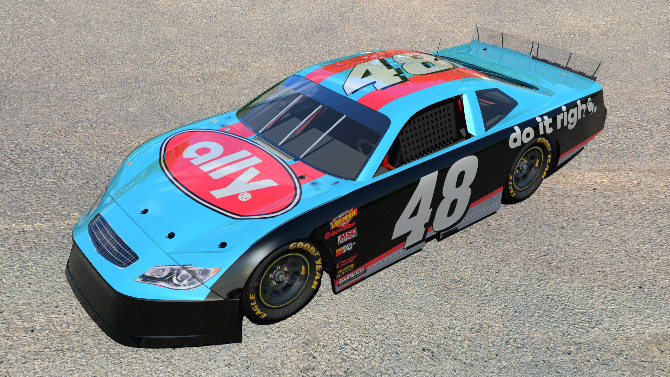 Super Late Model dirt, skin 48