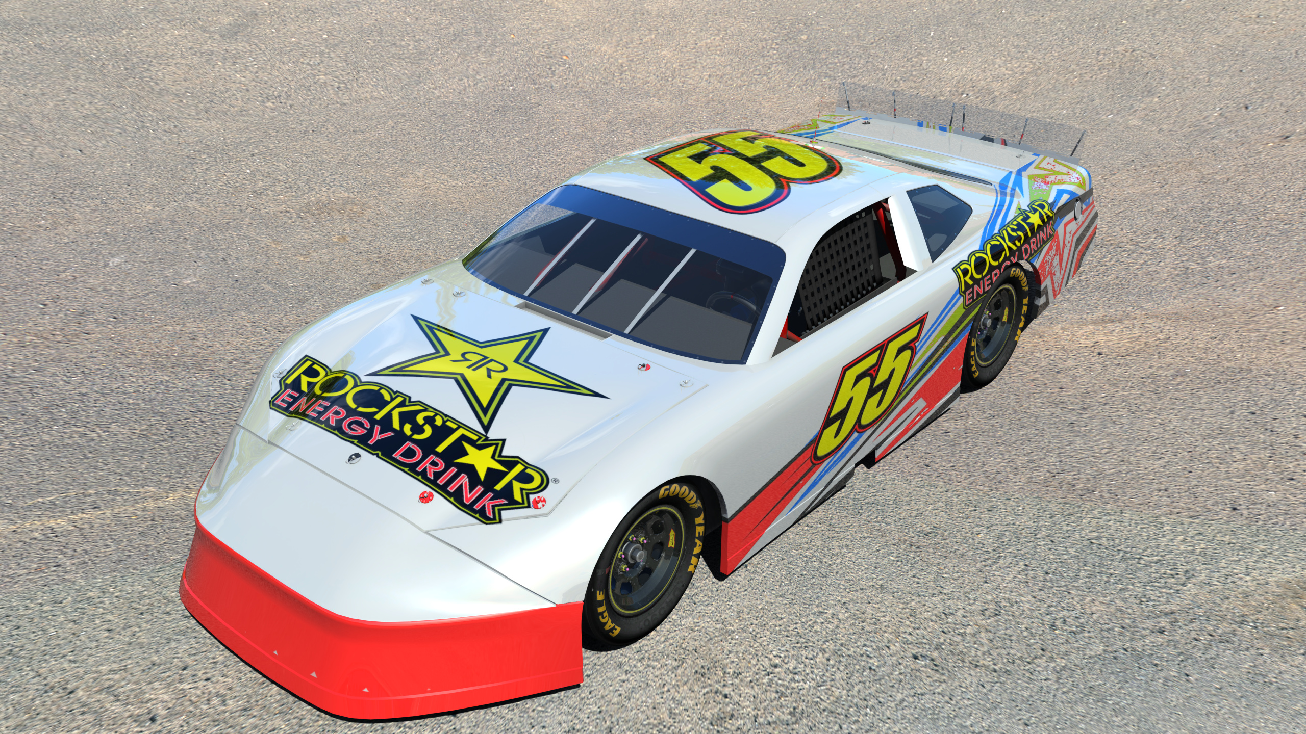 Super Late Model dirt, skin 55a