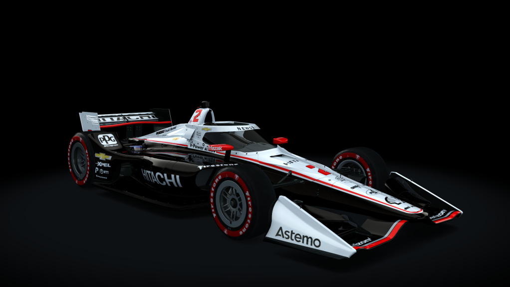 VRC Formula North America 2021 (Oval Kit), skin 2023 Hitachi #2 Newgarden