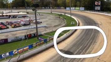 Oswego Speedway, layout dirt