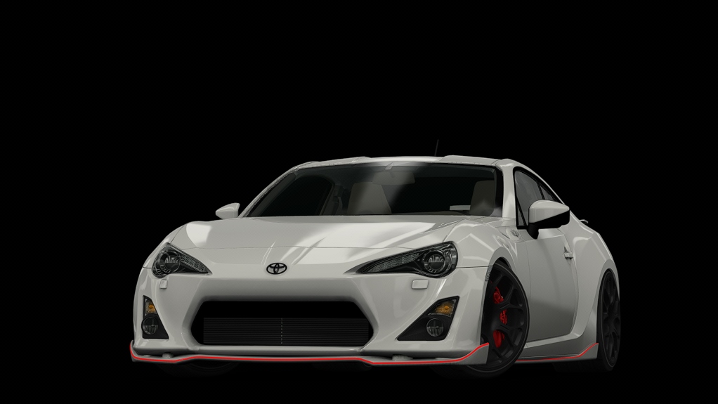 Raynar's GT86 Racing, skin white