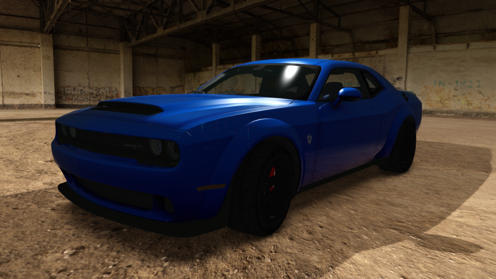 _Pods_Dodge Challenger SRT Demon, skin blue