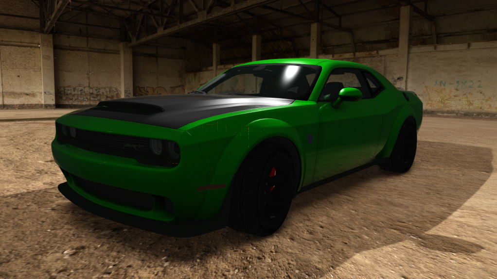 _Pods_Dodge Challenger SRT Demon, skin green