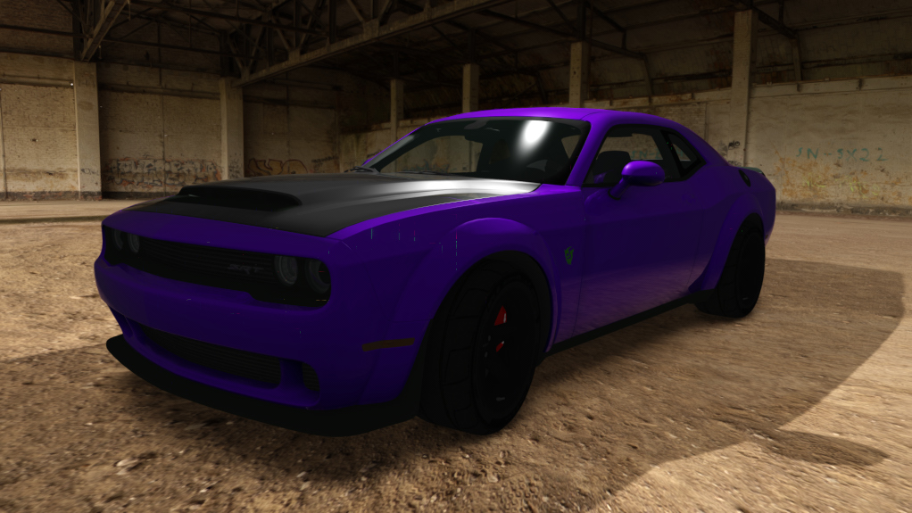 _Pods_Dodge Challenger SRT Demon, skin purple