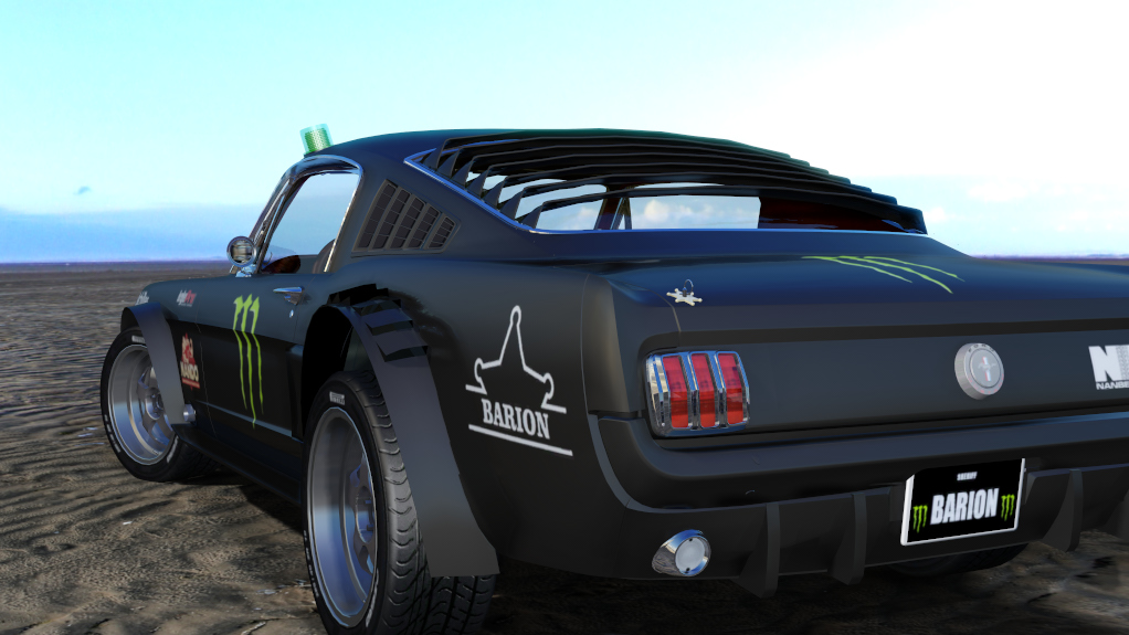 _Pods_Ford Mustang, skin Barion_Black