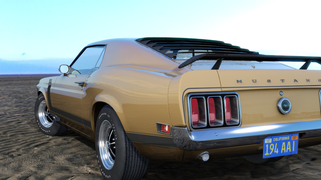 _Pods_Ford Mustang Boss 302, skin Bright_Gold_Metallic