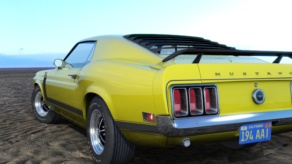 _Pods_Ford Mustang Boss 302, skin Bright_Yellow