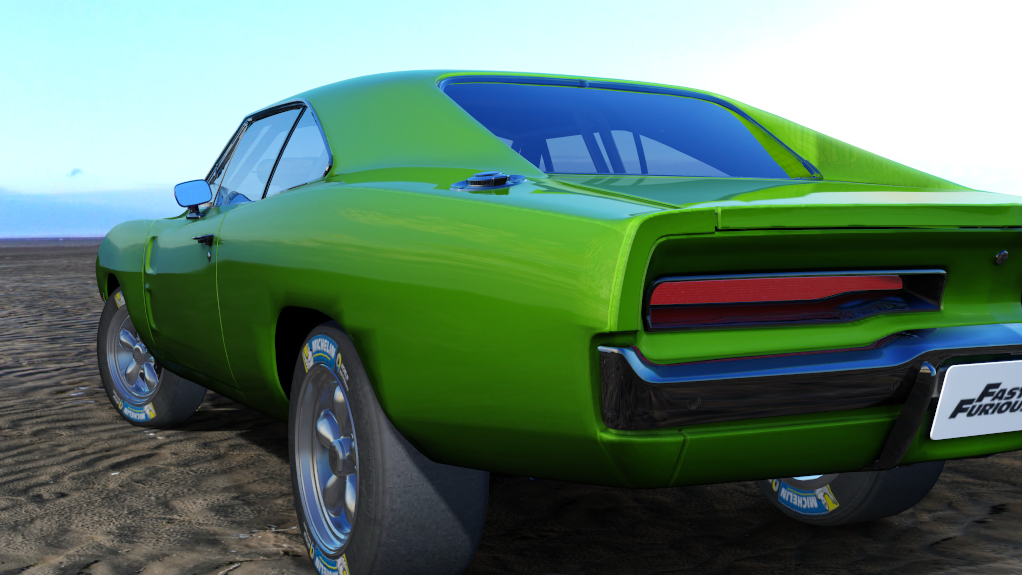 _Pods_Dodge Charger, skin Green