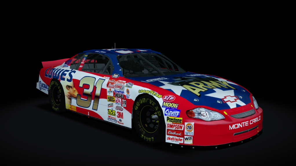 2000 NASCAR Monte Carlo, skin 31_2000_lowes_army