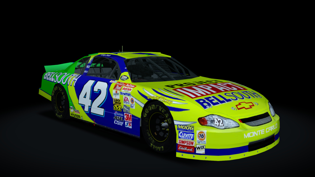 2000 NASCAR Monte Carlo, skin 42_2000_project_impact