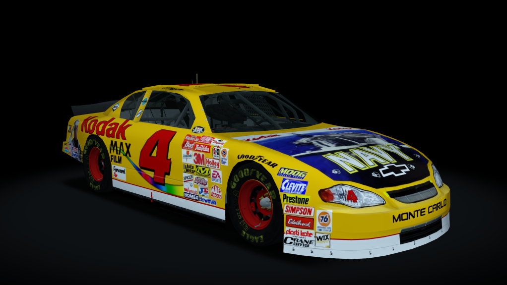 2000 NASCAR Monte Carlo, skin 4_2000_kodak_navy