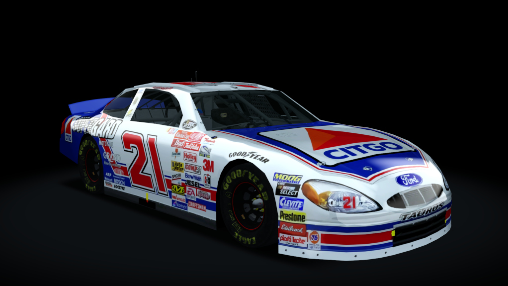 2000 NASCAR Ford Taurus, skin 21_2000_citgo_80s