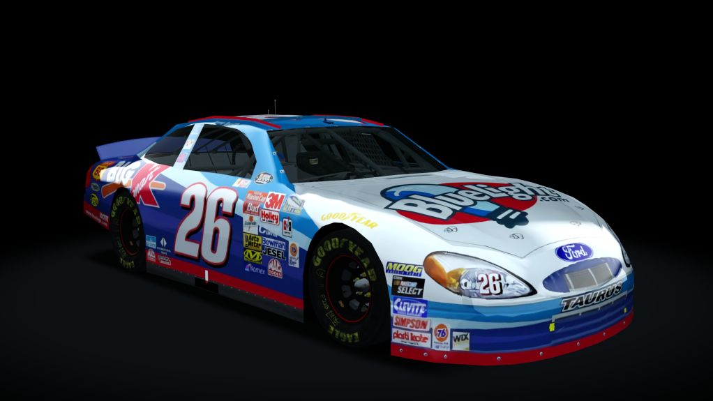 2000 NASCAR Ford Taurus, skin 26_2000_bluelight.com
