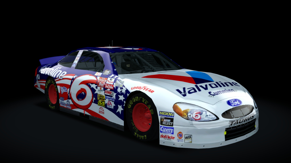 2000 NASCAR Ford Taurus, skin 6_2000_valvoline_patriotic