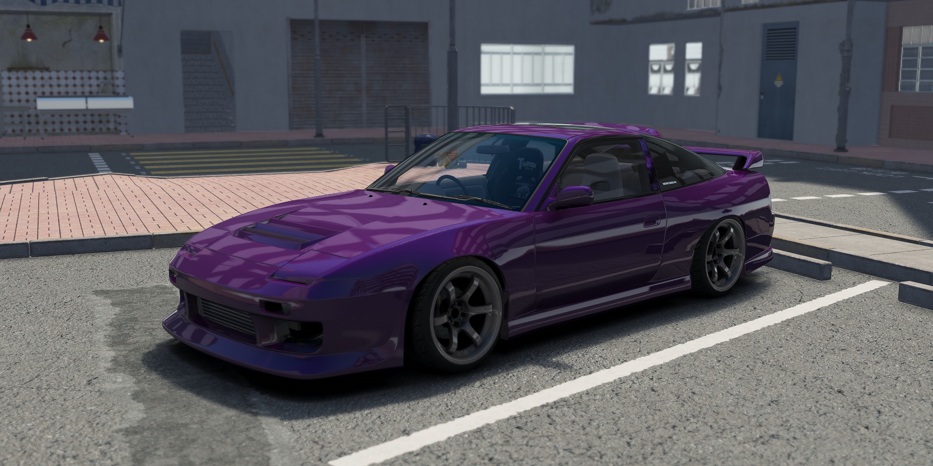 DWG Nissan 180SX GP Sports G-Four, skin Dark_Purple