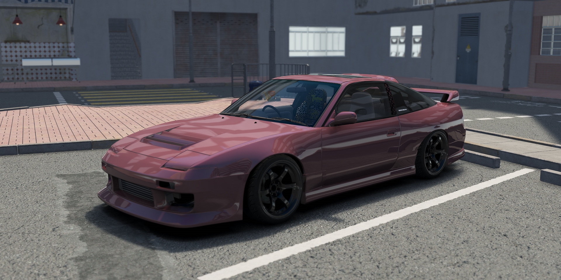 DWG Nissan 180SX GP Sports G-Four, skin Flame_Red
