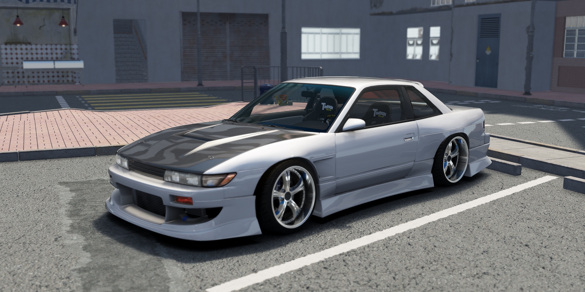 DWG Nissan 240sx Coupe W9, skin Super_White