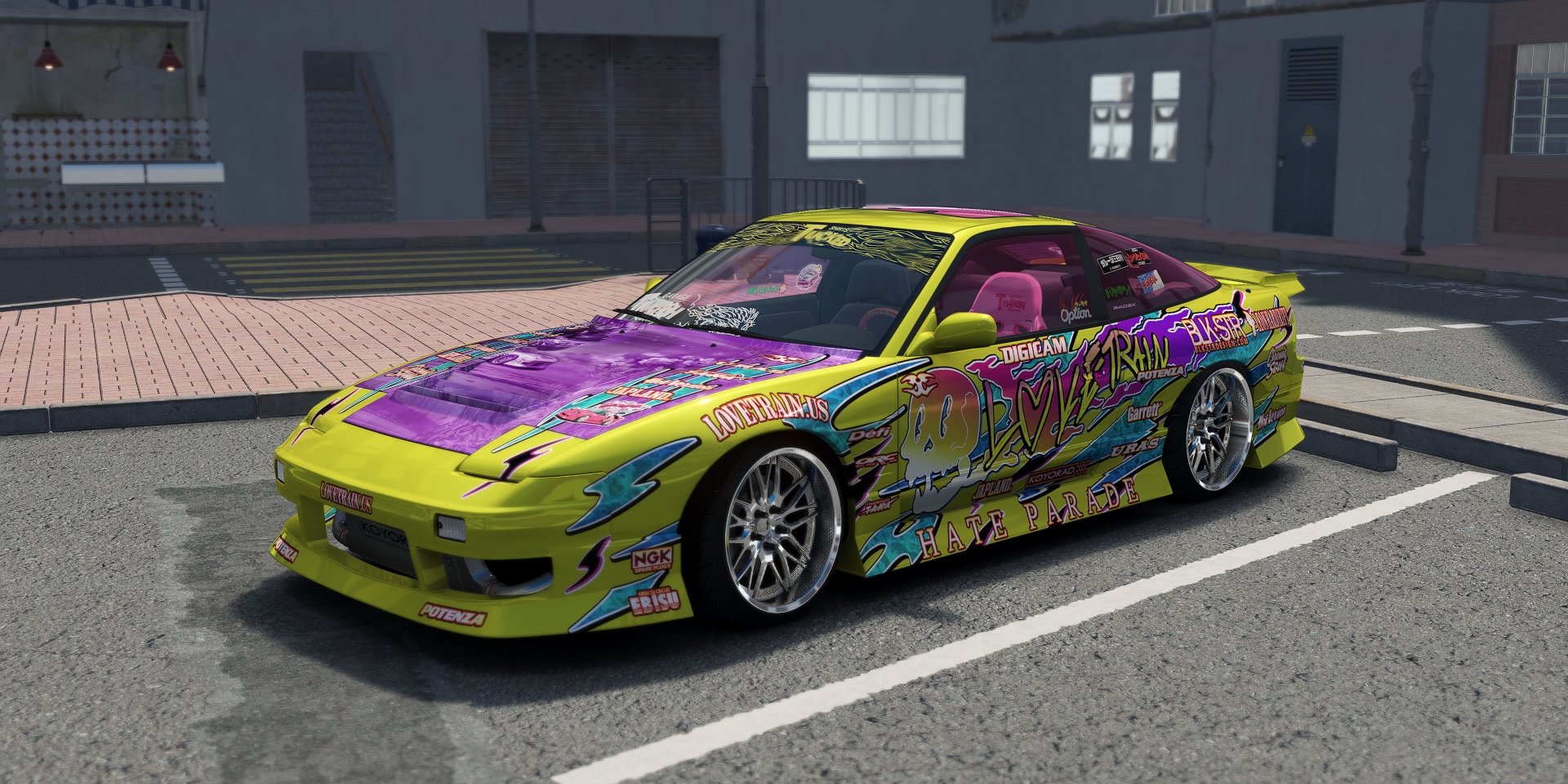 DWG Nissan 240sx Uras, skin lovetrain