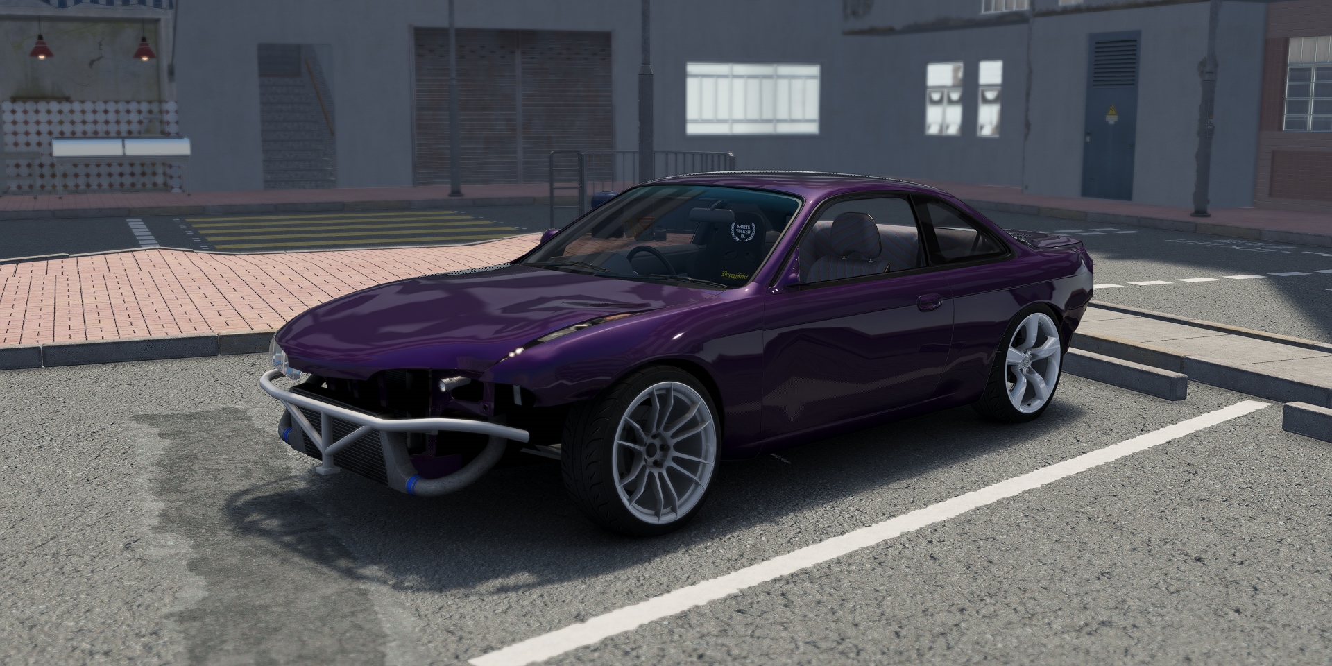 DWG Nissan Silvia S14 Zenki Missile, skin purple