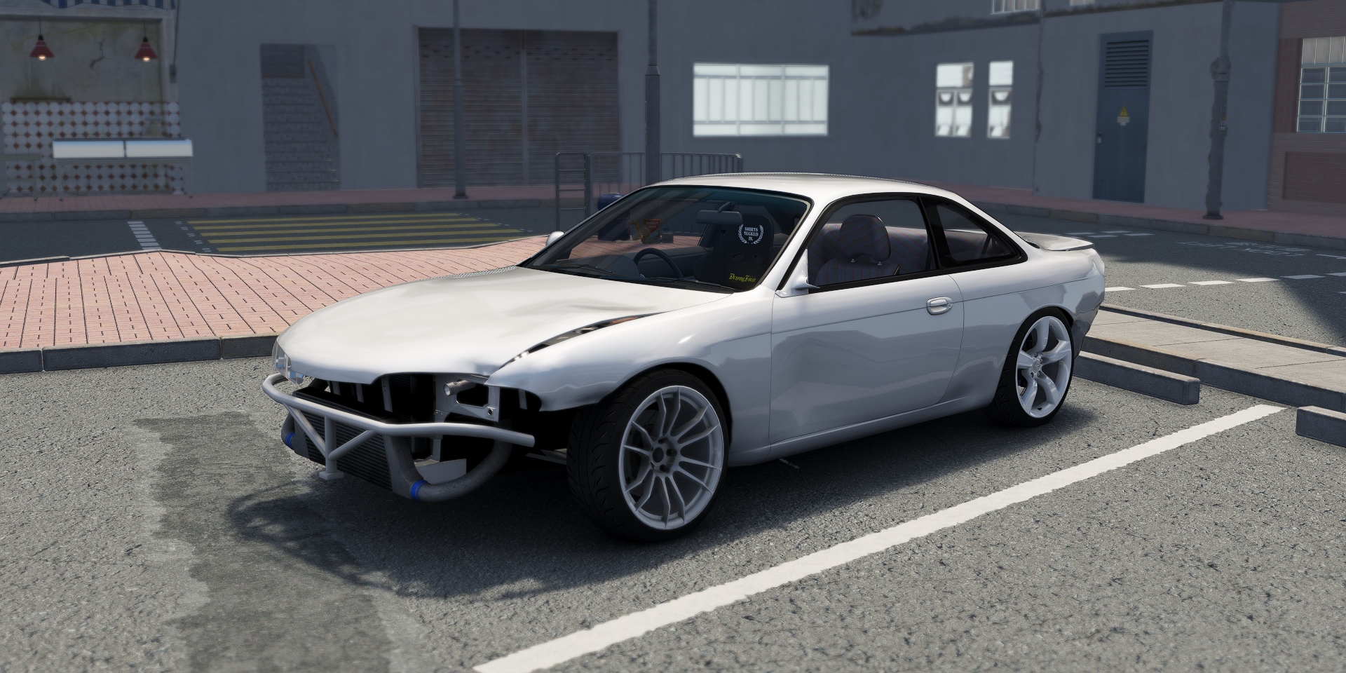 DWG Nissan Silvia S14 Zenki Missile, skin white