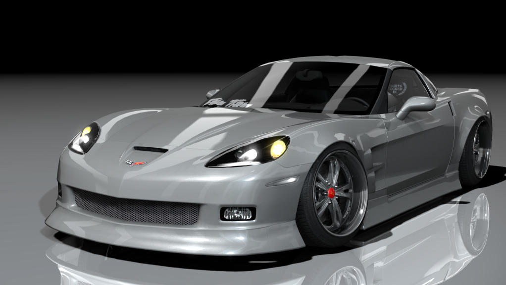 ESDA PRO Heretic Corvette C6, skin Blade_Silver_Metallic