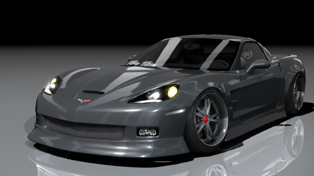 ESDA PRO Heretic Corvette C6, skin Cyber_Grey_Metallic