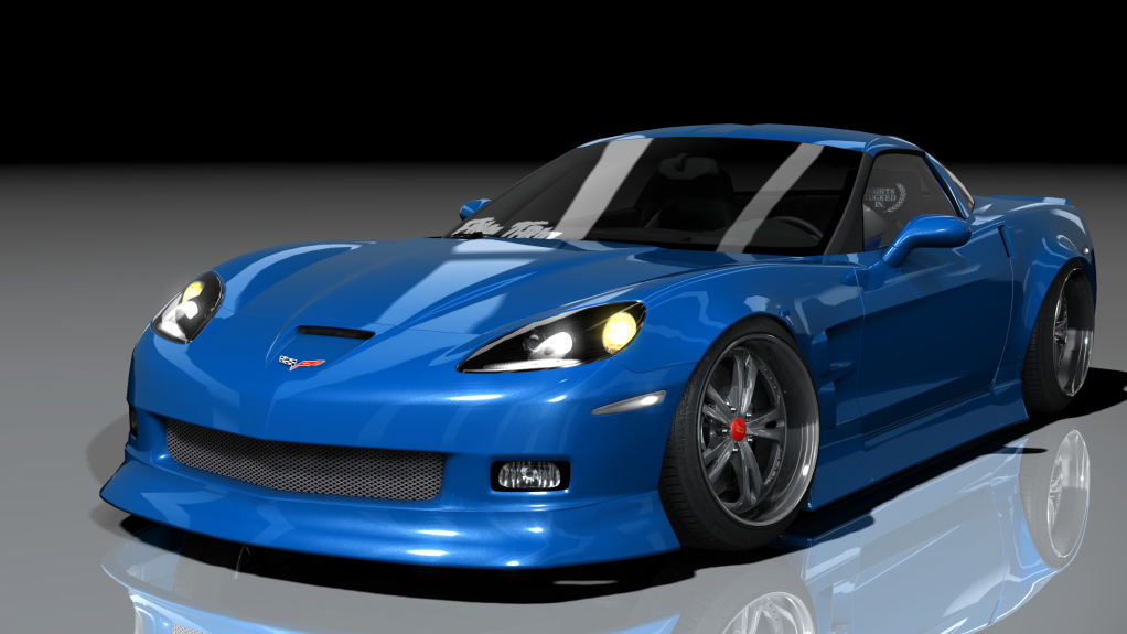 ESDA PRO Heretic Corvette C6, skin Jetstream_Blue_Metallic