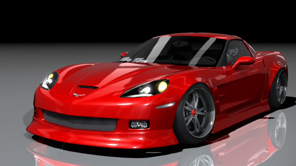 ESDA PRO Heretic Corvette C6, skin Torch_Red