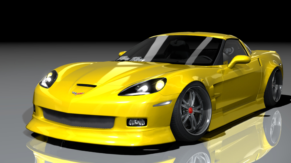 ESDA PRO Heretic Corvette C6, skin Velocity_Yellow