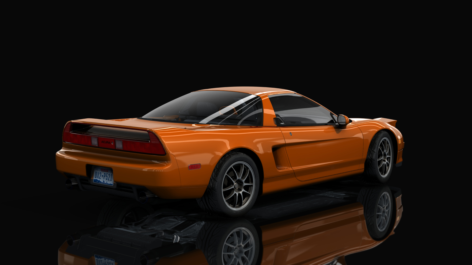 Navin's 1995 K24 Acura NSX, skin imola_orange_pearl