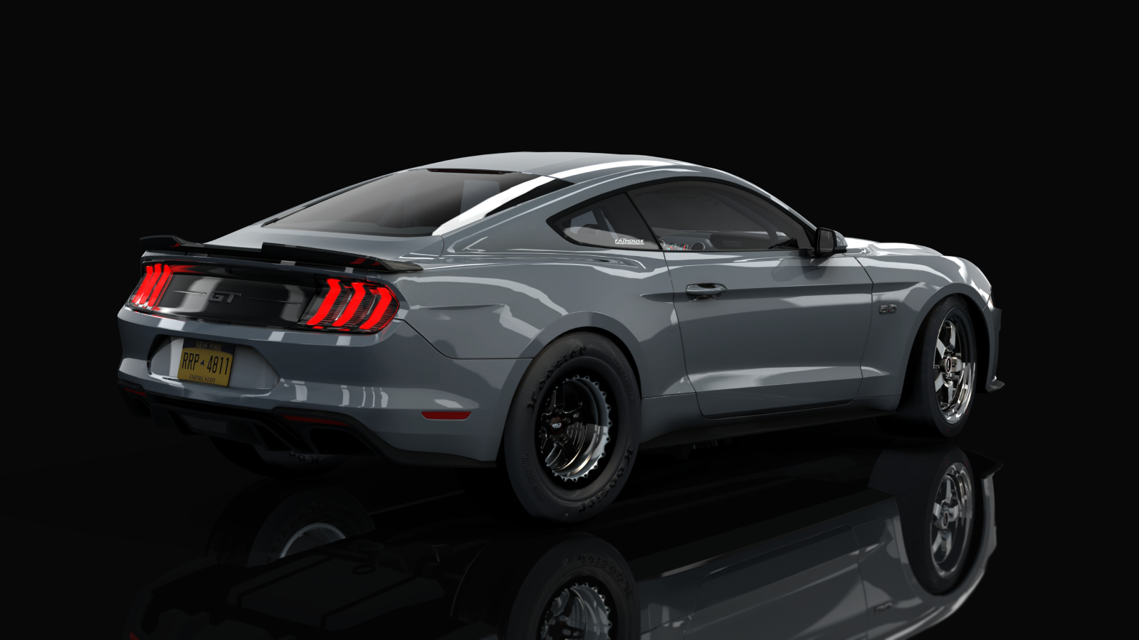 Ford Mustang GT 2018 1500Rx, skin Fighter_Jet_Gray