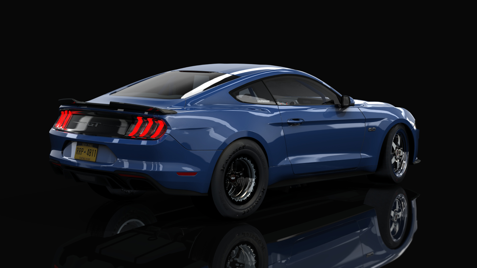 Ford Mustang GT 2018 1500Rx, skin Ford_Performance_Blue