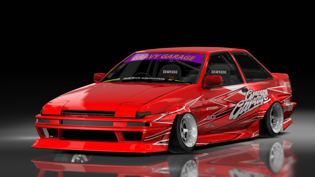 GravyGarage Street Ae86 Readie, skin red or dead