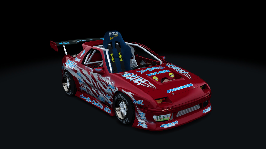 Mazda FC RX-7 Drift Go Kart, skin 02_DriftMafia