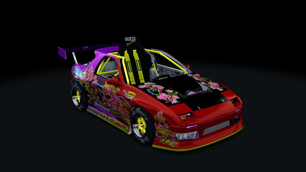 Mazda FC RX-7 Drift Go Kart, skin 04_DriftMafia