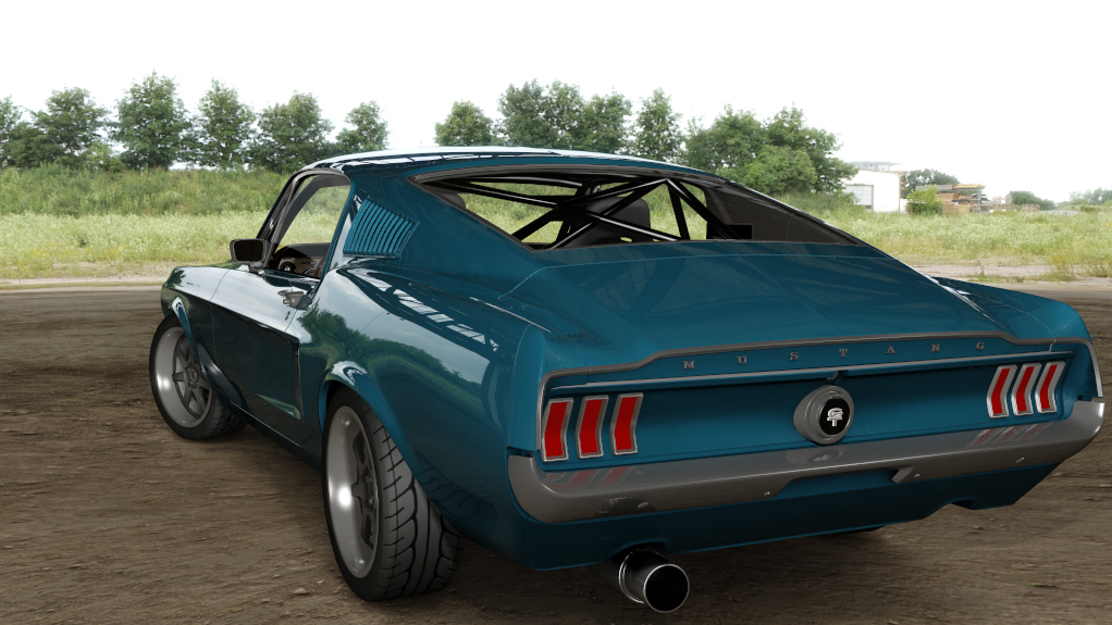 _Pods_Ford Mustang '67, skin Acapulco Blue