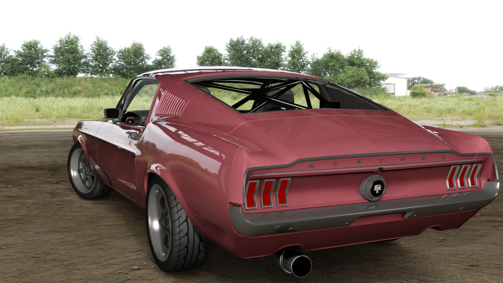 _Pods_Ford Mustang '67, skin Calypso Coral