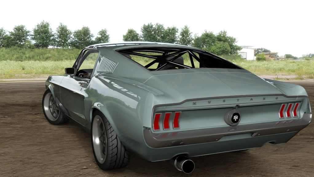 _Pods_Ford Mustang '67, skin Clearwater Aqua