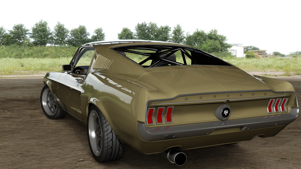_Pods_Ford Mustang '67, skin Lime Gold