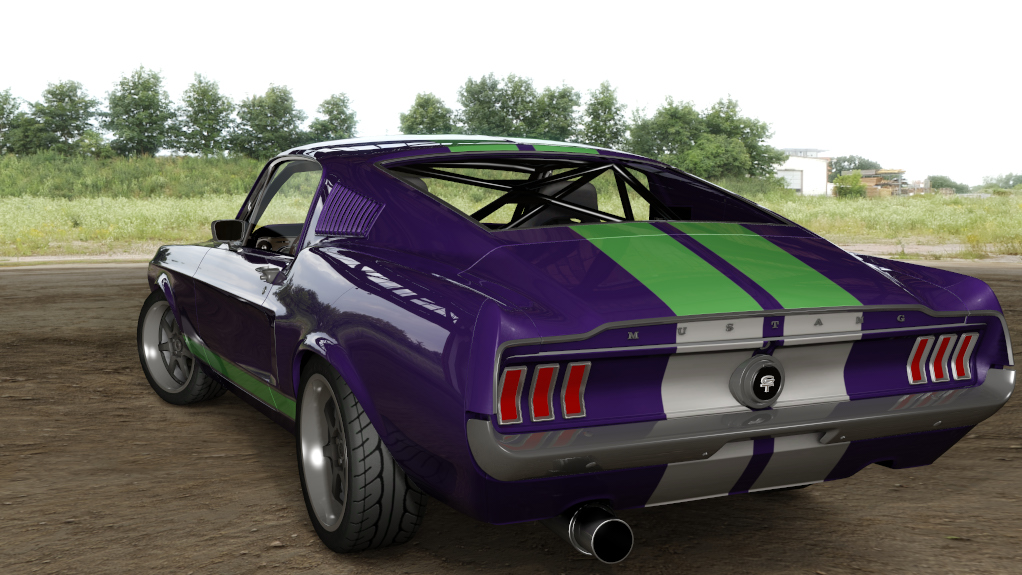 _Pods_Ford Mustang '67, skin Purple