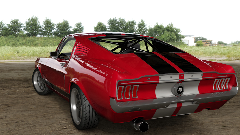 _Pods_Ford Mustang '67, skin Red