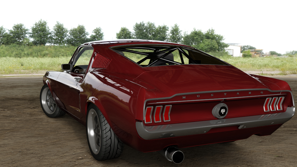 _Pods_Ford Mustang '67, skin Royal Maroon
