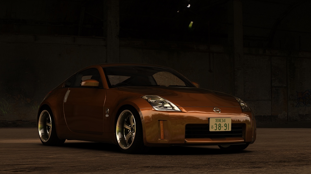 #ZC Nissan 350z, skin 03_orange