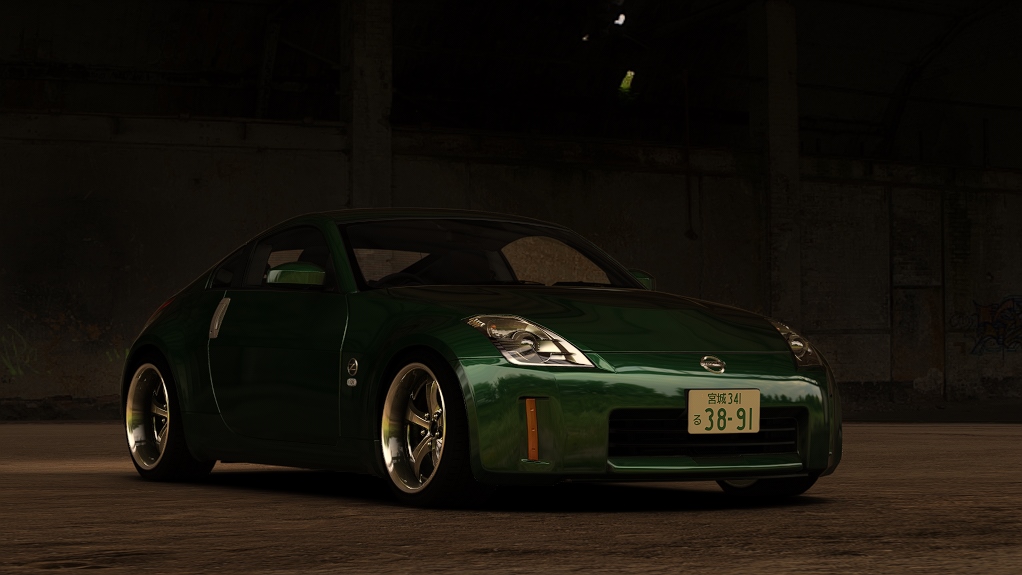 #ZC Nissan 350z, skin 05_green